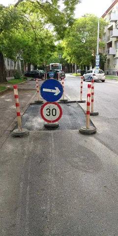 közterület-bontási és hibaelhárítási munkálat