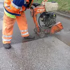 közterület-bontási és hibaelhárítási munkálat