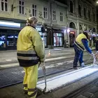 útburkolati jel festés